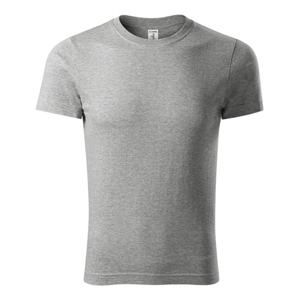 MALFINI Tričko Paint - Tmavě šedý melír | XL