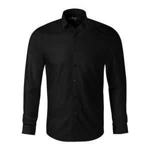 MALFINI Pánská košile s dlouhým rukávem Dynamic - Černá | XXL