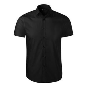 MALFINI Pánská košile s krátkým rukávem Flash - Černá | L