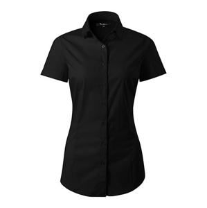 MALFINI Dámská košile s krátkým rukávem Flash - Černá | XL