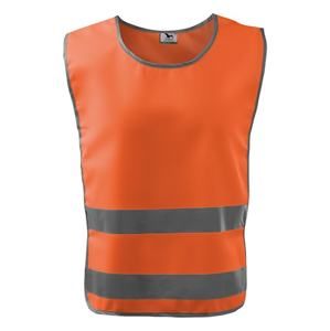Bezpečnostní vesta Classic Safety Vest - Reflexní oranžová | XXL