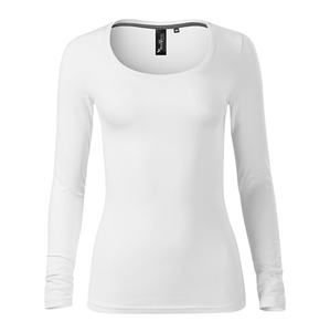 MALFINI Dámské tričko s dlouhým rukávem Brave - Bílá | S