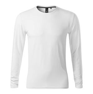 MALFINI Pánské tričko s dlouhým rukávem Brave - Bílá | XXXL
