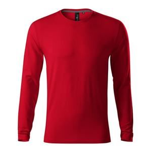 MALFINI Pánské tričko s dlouhým rukávem Brave - Jasně červená | S