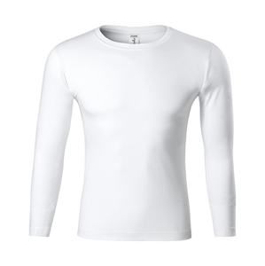 MALFINI Tričko s dlouhým rukávem Progress LS - Bílá | XL