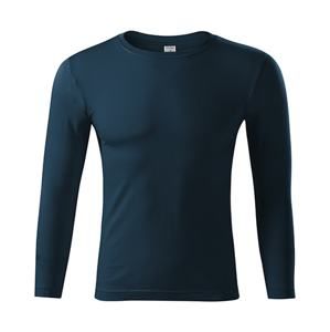 MALFINI Tričko s dlouhým rukávem Progress LS - Námořní modrá | XL