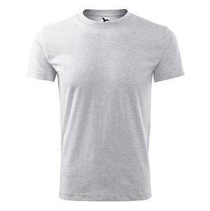 MALFINI Pánské tričko Classic New - Světle šedý melír | XXXL