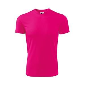 MALFINI Dětské tričko Fantasy - Neonově růžová | 134 cm (8 let)