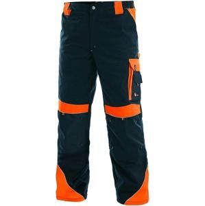 Pracovní kalhoty SIRIUS BRIGHTON - Tmavě modrá / oranžová | 50