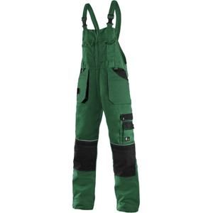 Canis Montérkové kalhoty s laclem ORION KRYŠTOF - Zelená / černá | 60