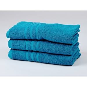 Dobrý Textil Ručník Economy 50x100 - Azurově modrá | 50 x 100 cm