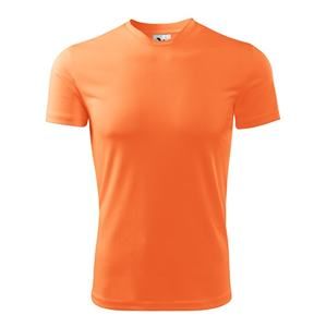 MALFINI Pánské tričko Fantasy - Neonově mandarinková | M