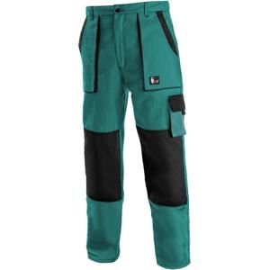 Canis (CXS) Pracovní kalhoty CXS LUXY JOSEF prodloužené - Zelená / černá | 62