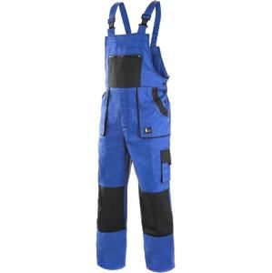 Canis (CXS) Pracovní kalhoty s laclem CXS LUXY ROBIN prodloužené - Modrá / černá | 50