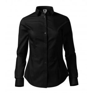 MALFINI Dámská košile s dlouhým rukávem Style - Černá | S