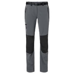 James & Nicholson Dámské trekingové kalhoty JN1205 - Tmavě šedá / černá | XXL