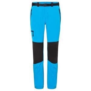 James & Nicholson Pánské trekingové kalhoty JN1206 - Jasně modrá / tmavě modrá | XXL