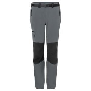 James & Nicholson Pánské trekingové kalhoty JN1206 - Tmavě šedá / černá | L