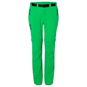 James & Nicholson Dámské outdoorové kalhoty s odepínacími nohavicemi JN1201 - Kapradinová | M