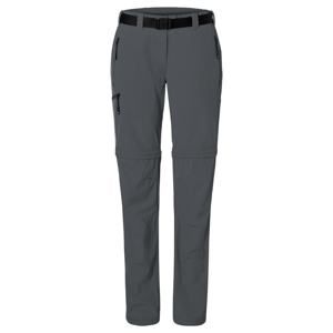 James & Nicholson Pánské outdoorové kalhoty s odepínacími nohavicemi JN1202 - Tmavě šedá | XXXL