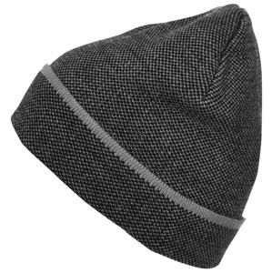 Myrtle Beach Elegantní pletená čepice MB7117 - Černá / stříbrná