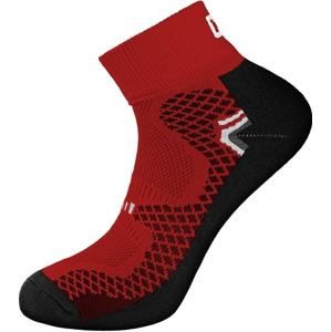 Funkční ponožky SOFT - Červená / černá | 45