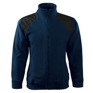 MALFINI Fleecová mikina Jacket Hi-Q - Námořní modrá | XXXL
