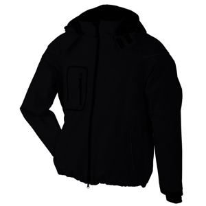 James & Nicholson Zimní pánská softshellová bunda JN1000 - Černá | L