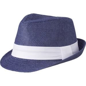 Myrtle Beach Letní klobouk MB6564 - Tmavě modrá / bílá | S/M