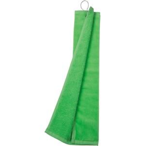 Myrtle Beach Golfový ručník MB432 - Limetkově zelená | 30 x 50 cm