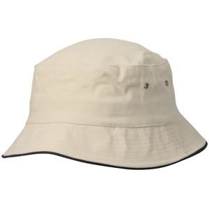 Myrtle Beach Dětský klobouček MB013 - Přírodní / tmavě modrá | 54 cm