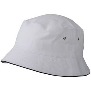 Myrtle Beach Dětský klobouček MB013 - Bílá / tmavě modrá | 54 cm