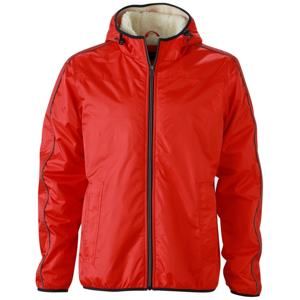 Pánská bunda Beránek JN1104 - Světle červená / bílá | XL