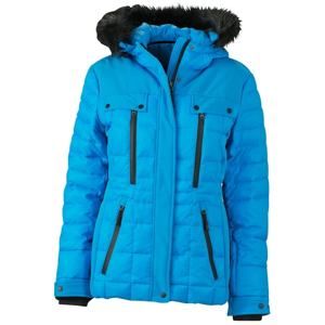 Sportovní dámská zimní bunda JN1101 - Aqua / černá | L
