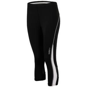 James & Nicholson Dámské sportovní 3/4 kalhoty JN481 - Černá / bílá | XL