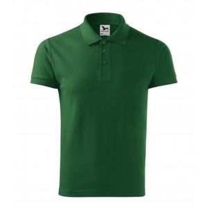 MALFINI Pánská polokošile Cotton Heavy - Lahvově zelená | XL