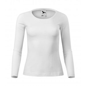 MALFINI Dámské tričko s dlouhým rukávem Fit-T Long Sleeve - Bílá | XL