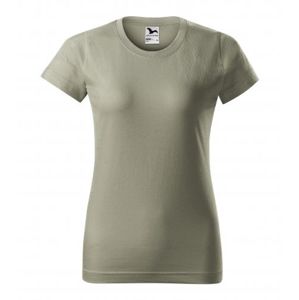 MALFINI Dámské tričko Basic - Světlá khaki | XXL