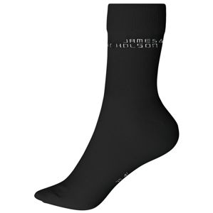 James & Nicholson Vysoké ponožky s biobavlnou 8032 - Černá | 42-44