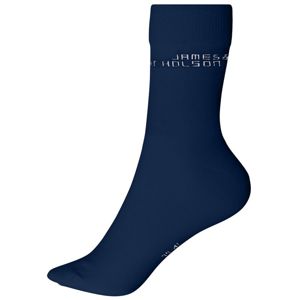 James & Nicholson Vysoké ponožky s biobavlnou 8032 - Tmavě modrá | 42-44