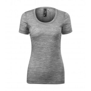 MALFINI Dámské tričko Merino Rise - Tmavě šedý melír | XS