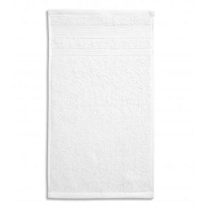 MALFINI Ručník Organic - Bílá | 50 x 100 cm