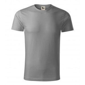 MALFINI Pánské tričko Origin - Starostříbrná | S
