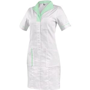 Canis Zdravotnické šaty CXS BELLA - Bílá / zelená | 50