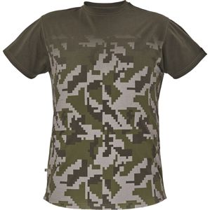 Cerva Pánské tričko NEURUM - Tmavě olivová | XL