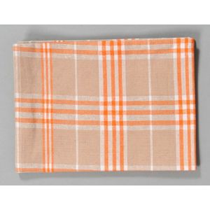 Dobrý Textil Kuchyňská bavlněná utěrka TINA - Oranžová