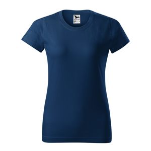 MALFINI Dámské tričko Basic - Půlnoční modrá | L