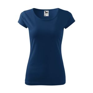 MALFINI Dámské tričko Pure - Půlnoční modrá | XL