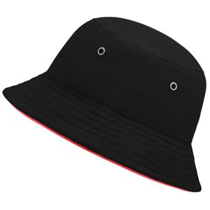 Myrtle Beach Dětský klobouček MB013 - Černá / červená