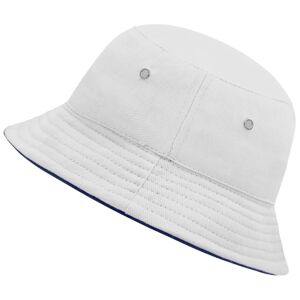 Myrtle Beach Dětský klobouček MB013 - Bílá / tmavě modrá